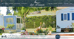 Desktop Screenshot of camping-les-nonnes.com